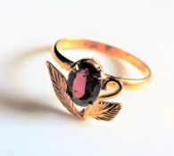 Garnet Ring Size N1/2