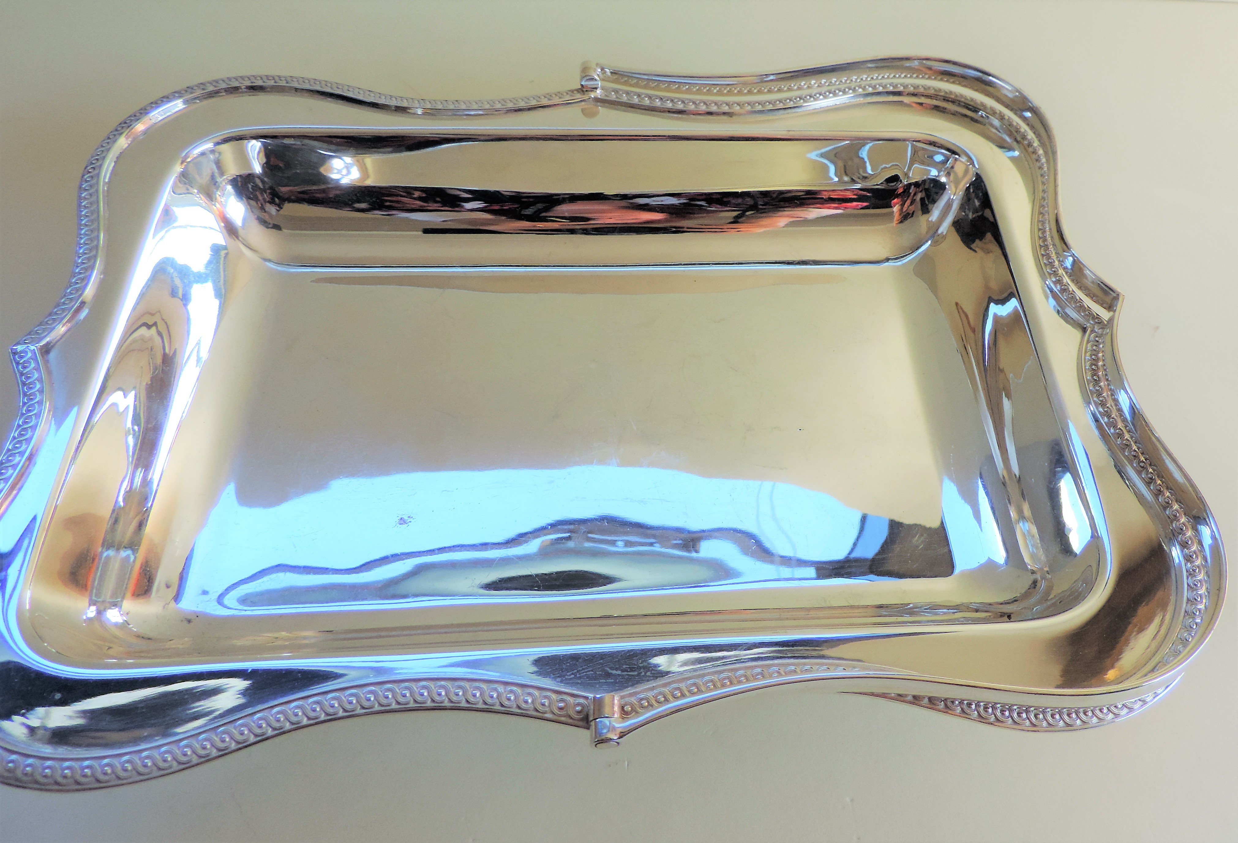 Antique Silver Plate Basket in the Regency Style - Image 4 of 5