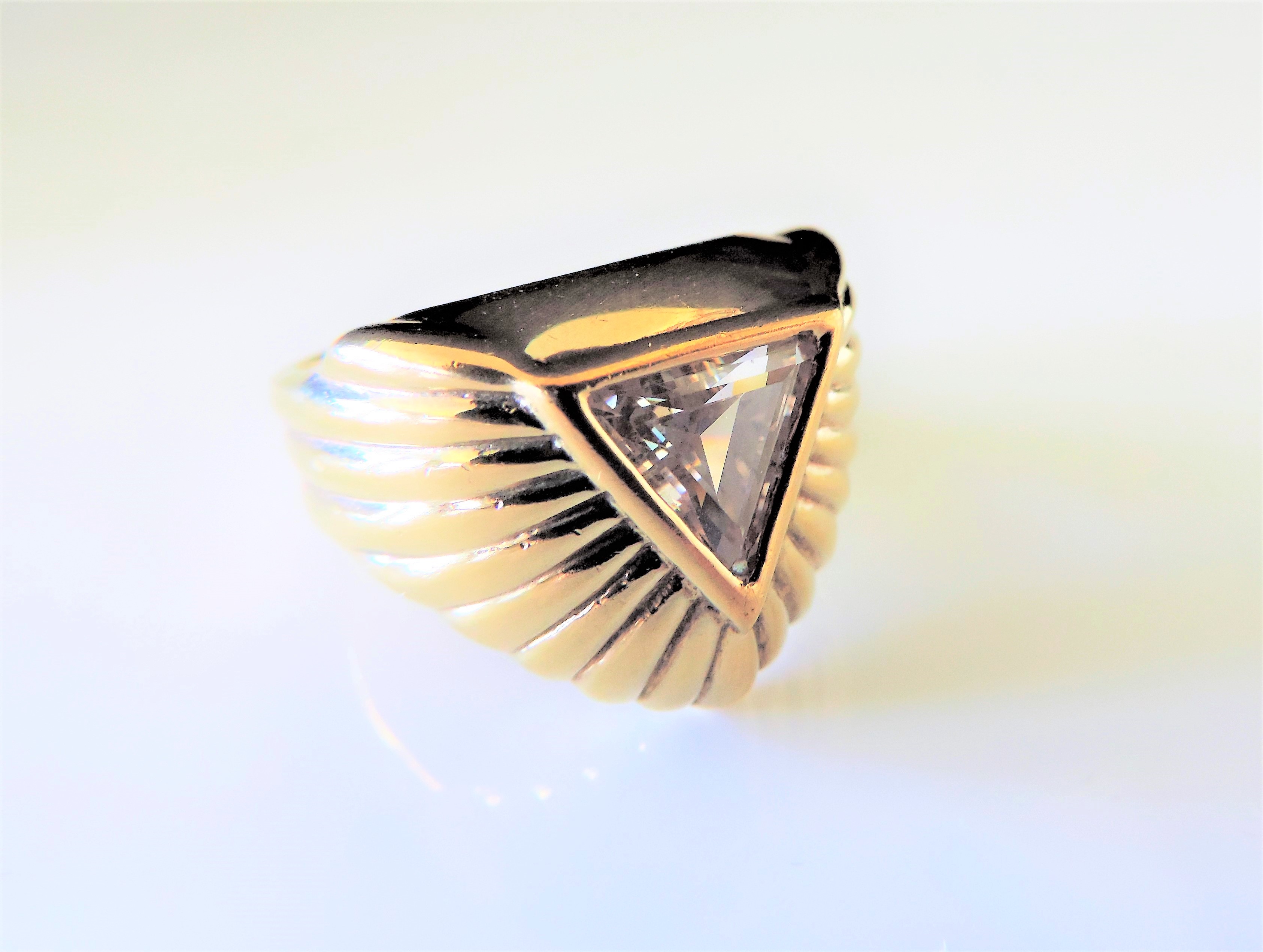 Gents Gold on Sterling Silver Signet Ring 9.7 grams Size R1/2 - Image 2 of 6