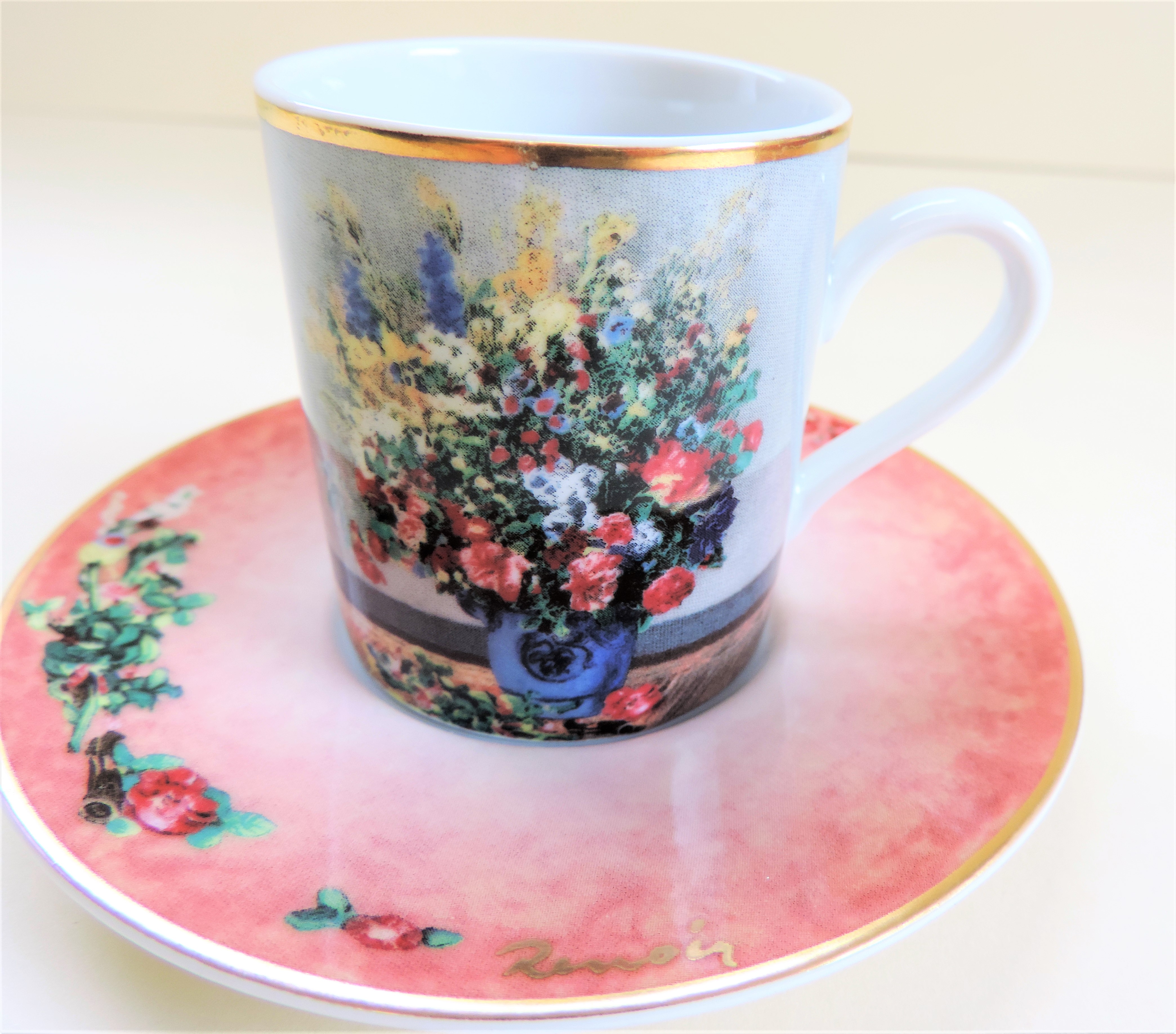 Goebel Artis Orbis Pierre Auguste Renoir Demitasse Expresso Cup & Saucer - Image 2 of 5