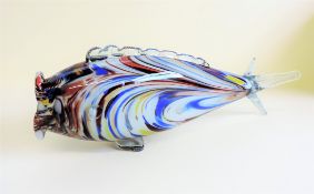 Vintage Murano Glass Fish 34cm Long