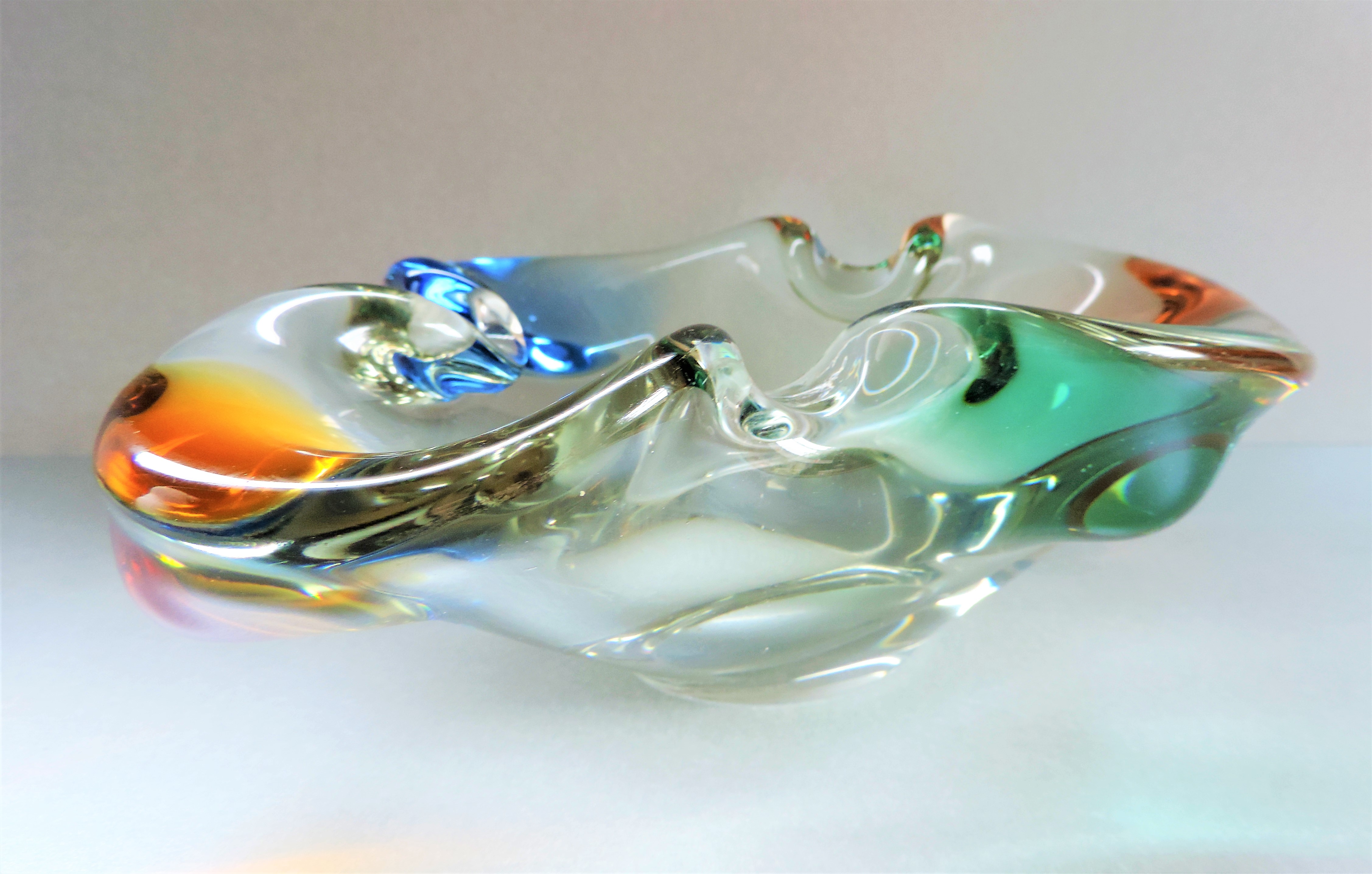 Frantisek Zemek Art Glass Bowl for Mstisov Glassworks - Image 5 of 6