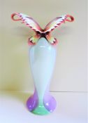 Franz Porcelain Papillon Butterly Spread Wings Vase by Jen Woo