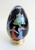 Franklin Mint Treasury of Eggs 'Russian Lacquer'