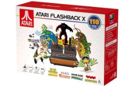 (R1E) 2x Atari Retro Items. 1x Atari Flashback X Console 110 Built In Games (1x Controller). 1x Ata