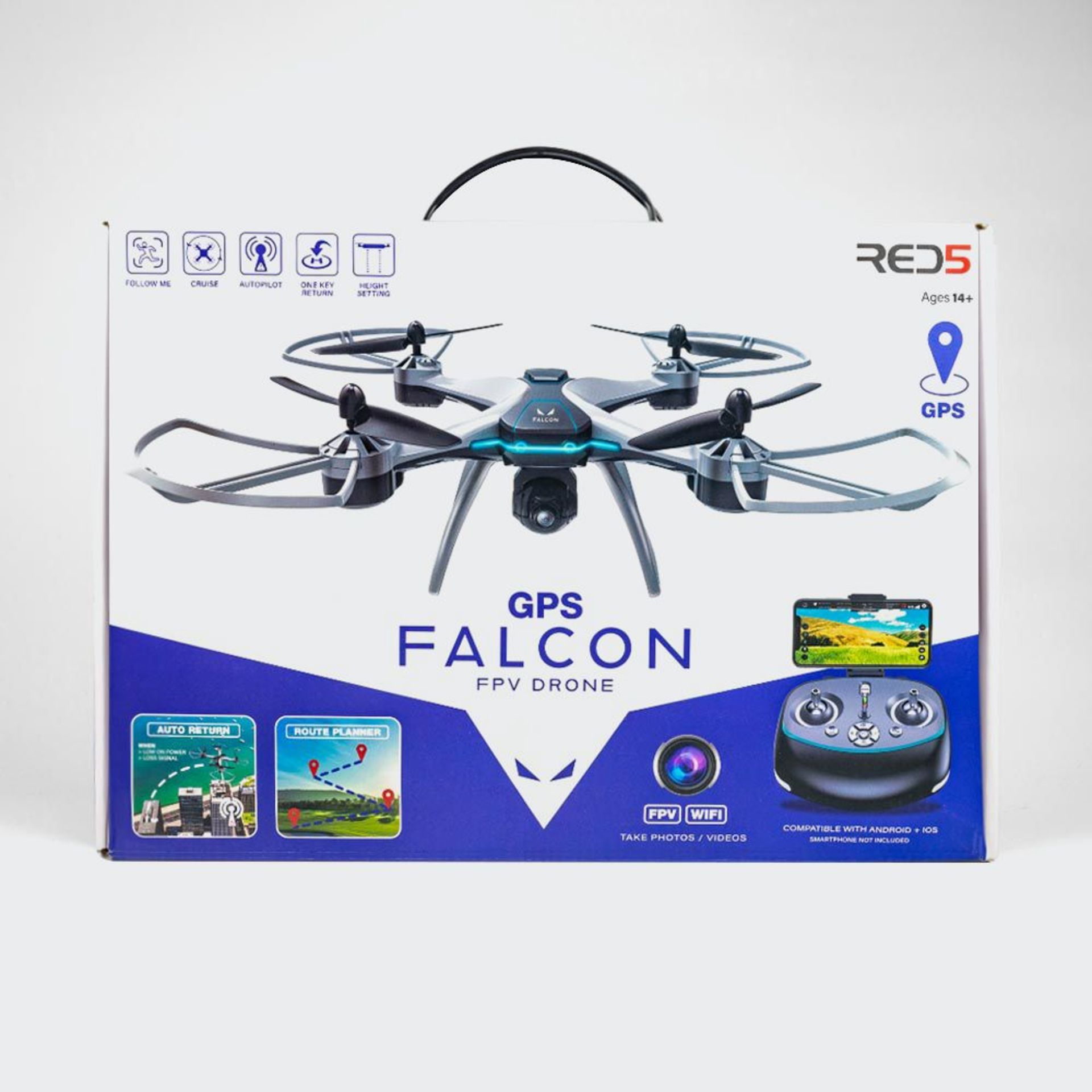 (R15) 2x Red5 GPS Falcon FPV Drone (RRP £119 Each)