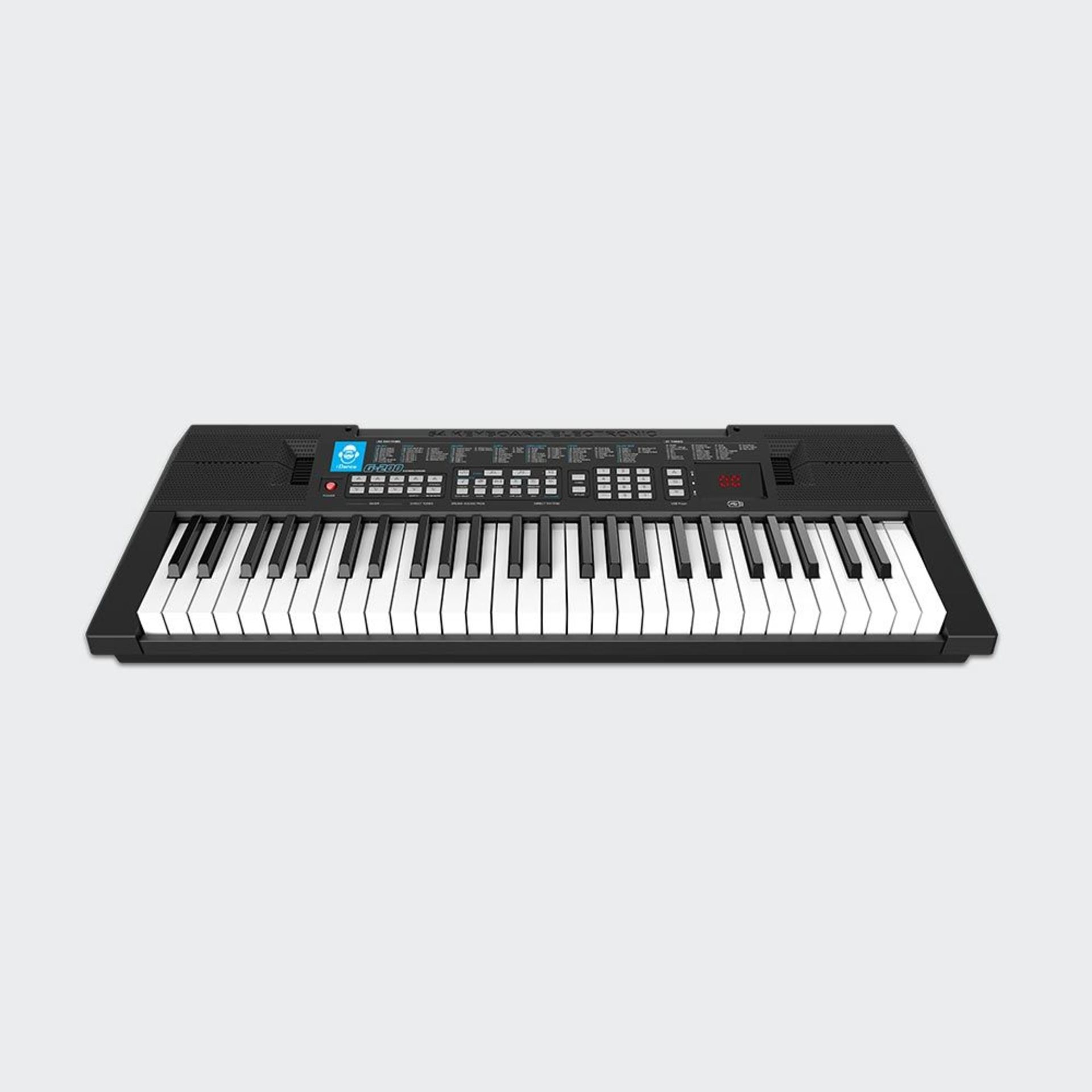 (R11E) 1x iDance Electronic Keyboard G200. 27 Tones. USB MP3 Player. 83 Percussion Styles. (Power L