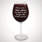 (R11E) 4x Bigmouth Inc Items. 2x The Worlds Largest Wine Glass (Holds 3 Bottles). 1x Get Tipsy 2 S