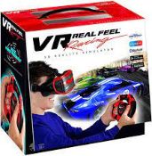 (R15D) 12 Items. 2x VR Racing Real Feel 3d Reality Simulator. 1x VR Alien Blasters Real Feel 3D Rea