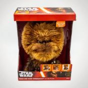 (R11B) 8 Items. 1x Star Wars Roar And Rage Chewbacca Action Plush. 2x Star Wars Wookie Cookies Tins