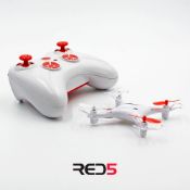 (R14F) 19 Items. 9x Red5 Nano Drone. 1x Red5 RC Wall Climbing Car.