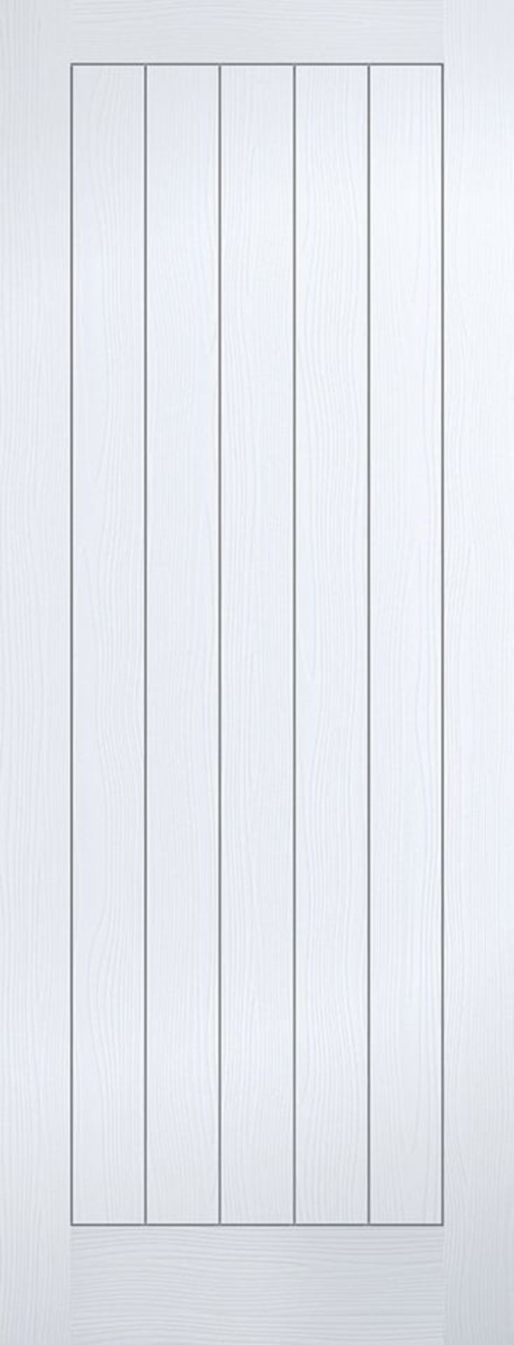 7 X LPD Vertical 5P Primed White Doors 762x1981x35mm 78X30 INCH - Image 2 of 3