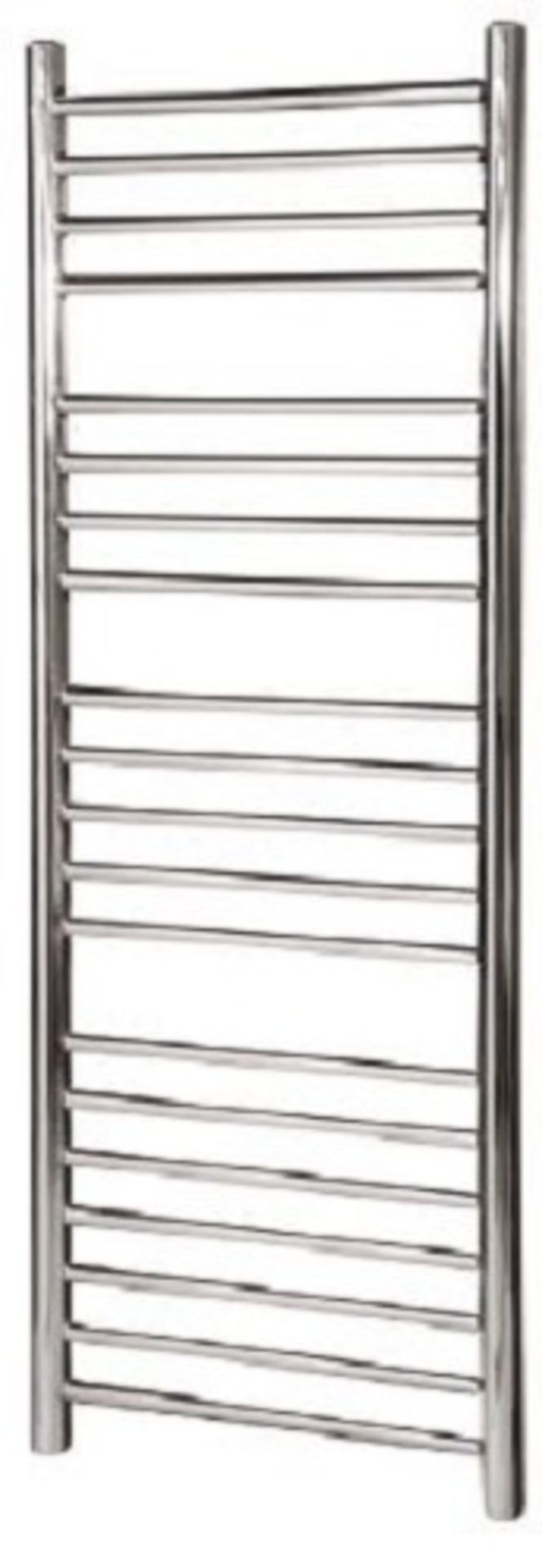 Abacus Direct Elegance Profile Stainless Steel Towel Warmer 1250 x 500 cm - Image 2 of 5