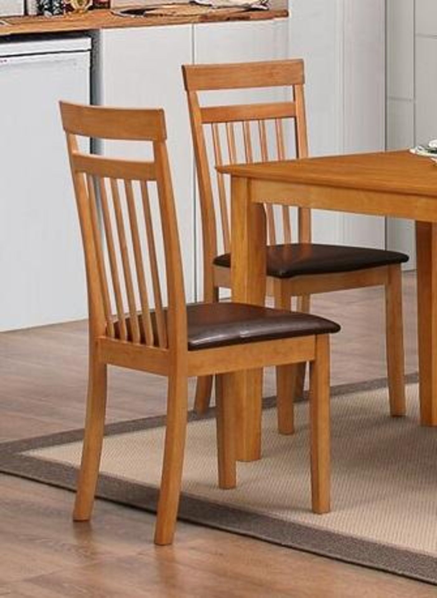 Elisa shaker chairs, beech set of 2 - Image 2 of 2
