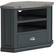 ROSELAND BRISTOL CHARCOAL CORNER TV STAND