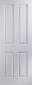 JELD-WEN Internal White Moulded Unfinished Oakfield Door 2040x826x