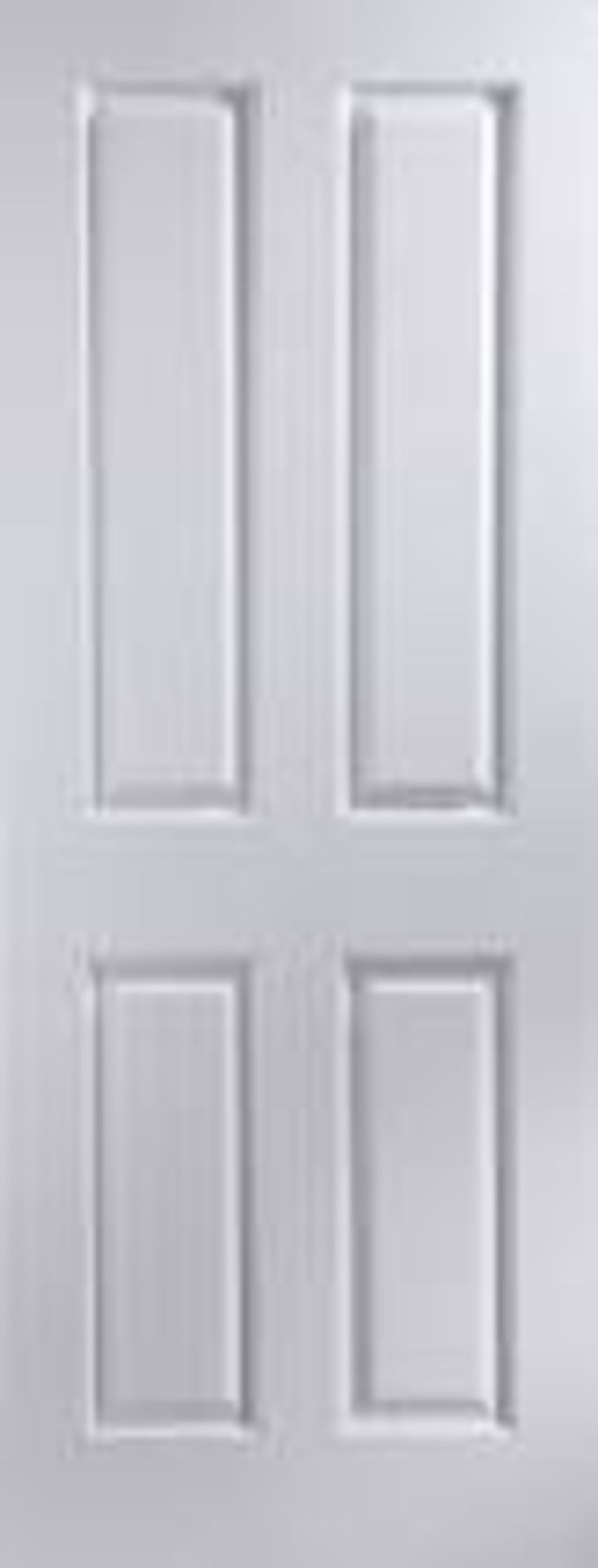 JELD-WEN Internal White Moulded Unfinished Oakfield Door 2040x826x