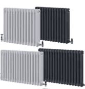 Cubico Uxbridge Triple Radiator 600 x 1190mm 26 columns Grey