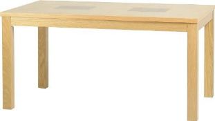 Seconique Wexford 59 inch Dining Table, Oak Veneer