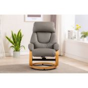 Ahmaud Livia Manual Recliner with Footstool