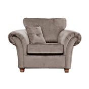 Lila Velvet armchair Taupe by Mercer41