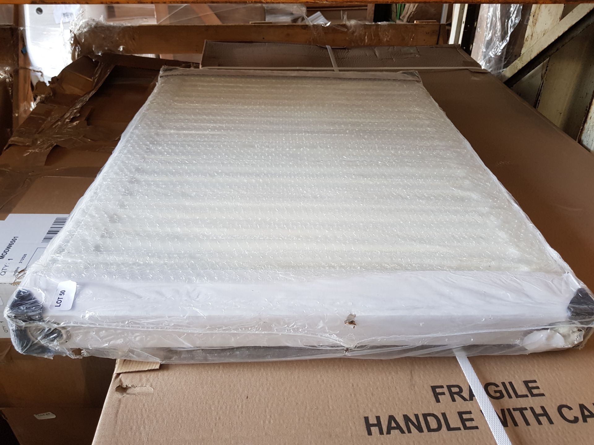 800 x 500 Slimline White Panel Radiator
