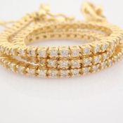 1 Ct. Diamond Tennis Bracelet - 14K Yellow Gold