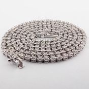 14K 2,10 Ct. Diamond Tennis Eternity Necklace