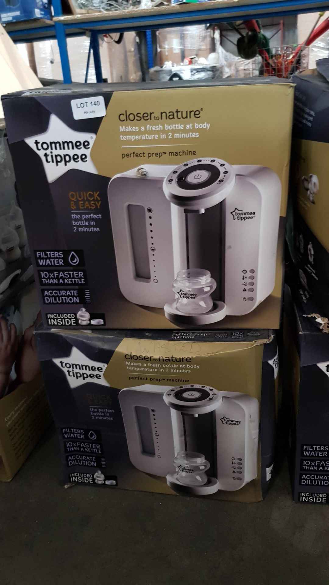 (R9C) 2x Tommee Tippee Closer To Nature Perfect Prep Machine White - Image 2 of 2