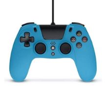 10x Gioteck VX4 Premium Wired Controller PS4 And PC. (6x Blue. 4x Camo)