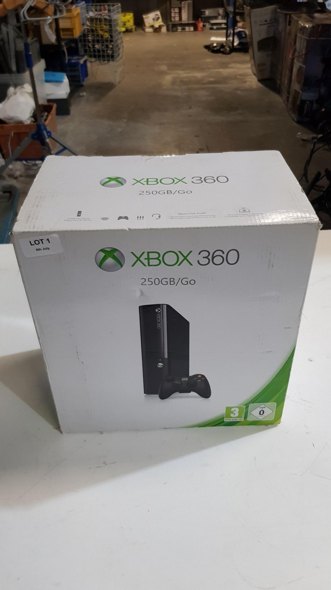 1x Xbox 360 250GB Go. New, Sealed Unit. Opened For Contents Photograph. - Image 2 of 8