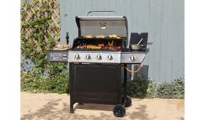 1x Uniflame Classic BBQ. No Box. Assume Unit Is 4 Burner And Side Gas BBQ (RRP £199)