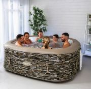 (R8B) 1x Cleverspa Sorrento 6 Person Hot Tub RRP £600. (Contents Unchecked).