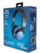 6x Power A Fusion Wired Gaming Headset Sapphire Fade.
