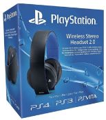 1x Sony PlayStation Wireless Stereo Headset 2.0 RRP £99.99 (PS4 PS3 PS Vita). New, Sealed Unit