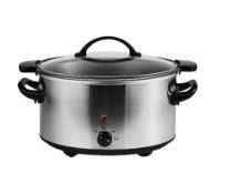 (R8A) 4x Items. 1x GH Slow Cooker 5L. 1x GH 1.8L Compact Slow Cooker. 1x GH 600W Variable Speed Han