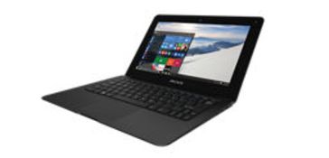 (R9L) 1x Archos 116 Cesium Laptop 32 GB Black RRP £149. 11.6” FHD Screen. Intel Atom Quad Core. 2G