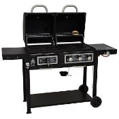 1x Uniflame Classic Gas And Charcoal Combi Grill RRP £199.