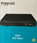 (R9C) 3x Items. 2x Polaroid HDMI DVD Player. 1x Motorola 2” Video Baby Monitor.