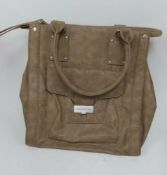 Calvin Klein Jeans Brown Leather Handbag