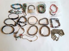Collection Of 21 Costume Jewellery Bracelets (2)