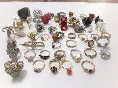 Collection Of Costume/Vintage Rings