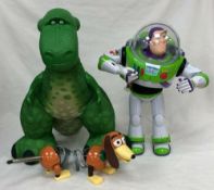 Toy Story Talking Buzz Lightyear With Plush Rex Toy