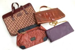 A Collection Of 4 Vintage Handbags.