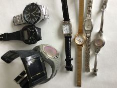 Collection Of 8 Ladies & Gents Watches - Sekonda, Fossil Etc (Gs4)