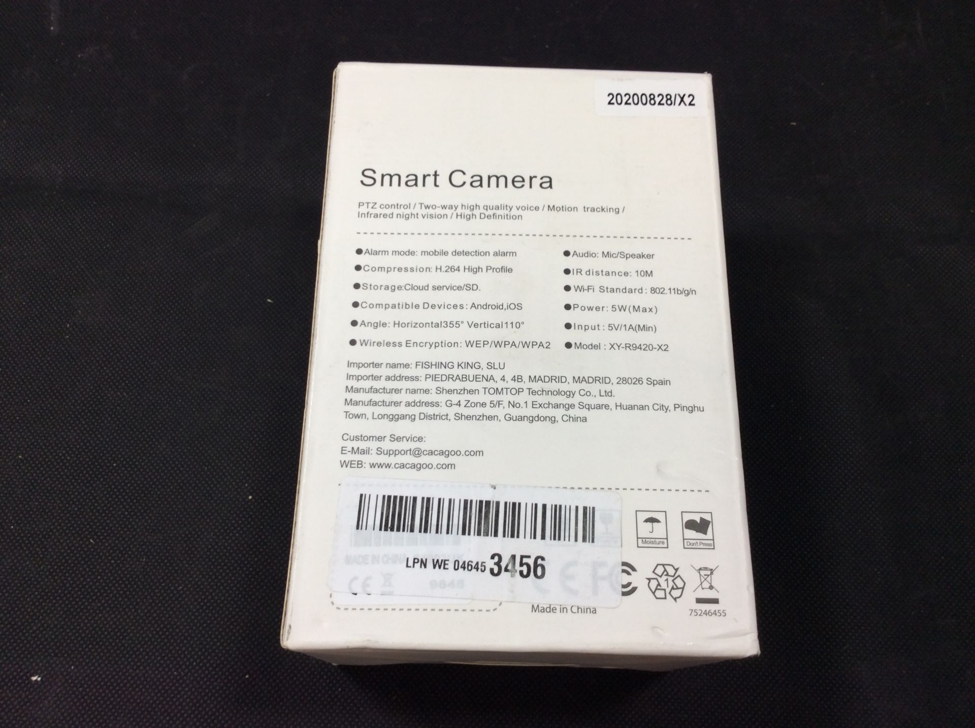 Cacagoo smart camera XY-R9420-X2 - Image 3 of 4