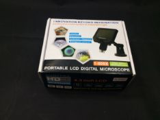 Portable lcd digital microscope