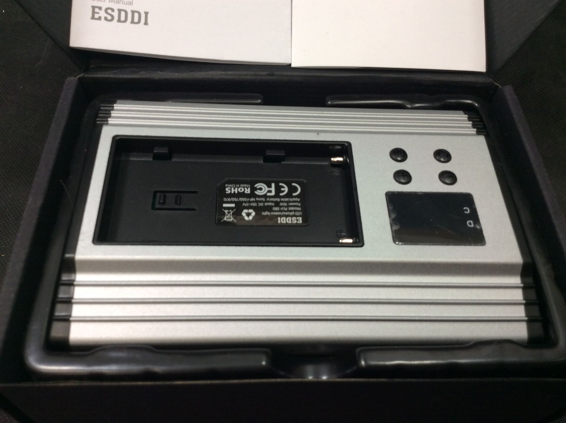 ESDDI PLV-380 LED Photo Video Light - Image 2 of 2