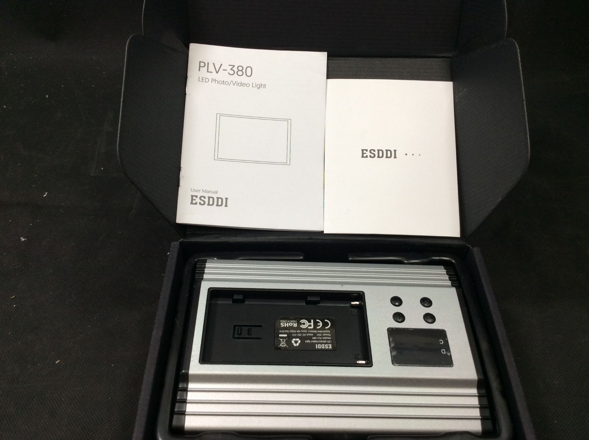 ESDDI PLV-380 LED Photo Video Light