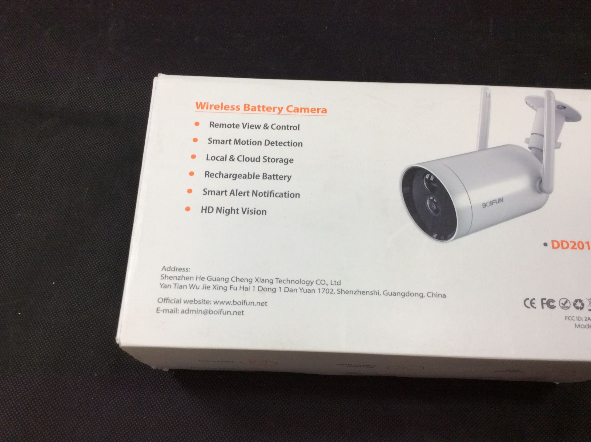 Boifun wireless security camera DD201 - Image 2 of 4